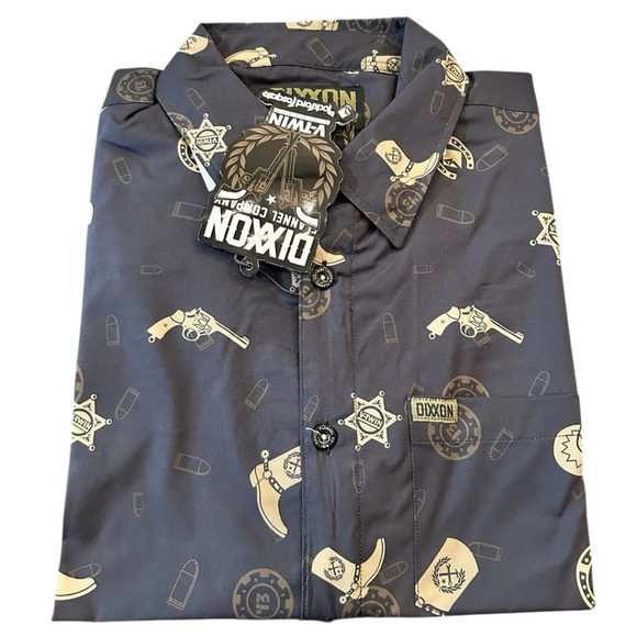 NEW Dixxon Flannel Co Mens The 1876 SS Party Shirt Old Wild West Saloon Size 2XL - Picture 1 of 3